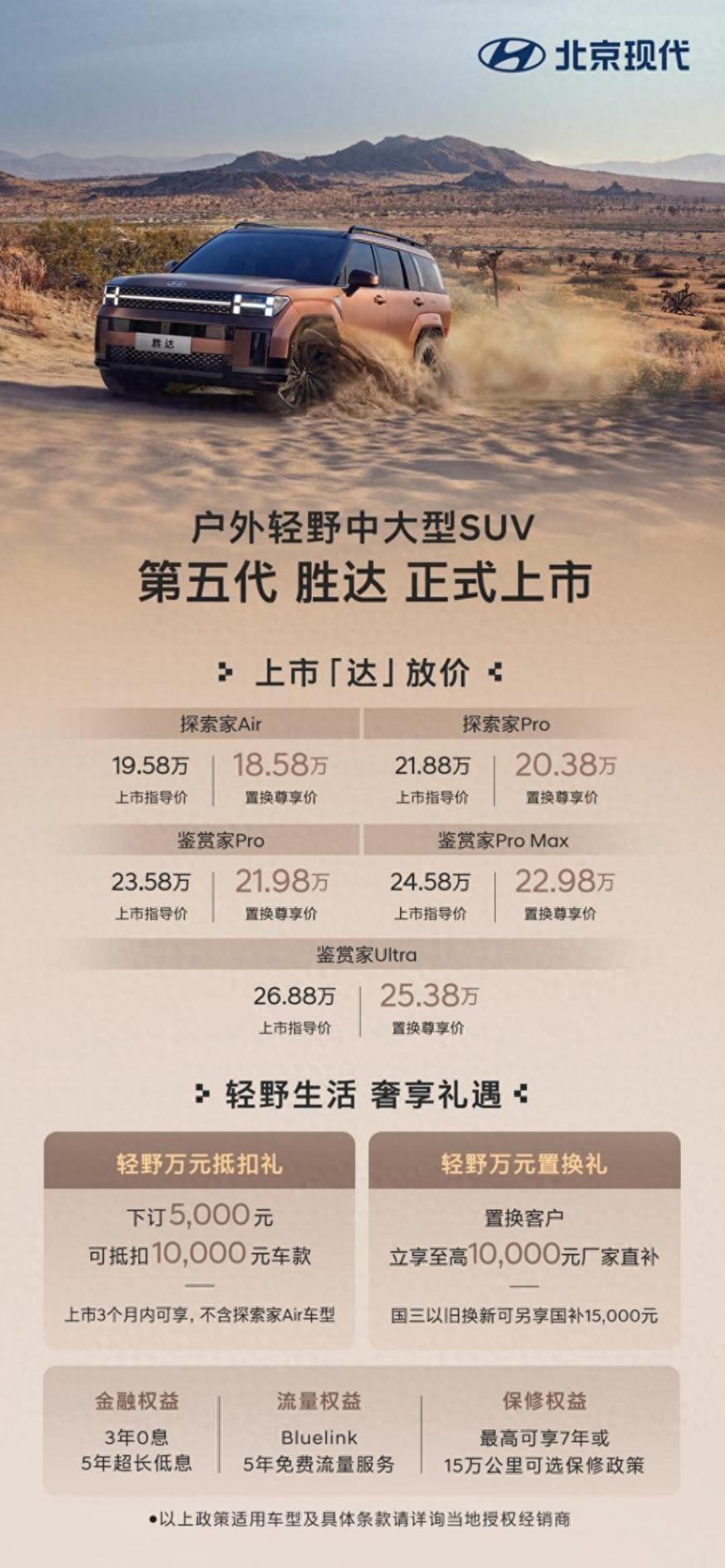 第五代勝達重磅上市,19.58萬起,開辟“戶外輕野”新賽道!